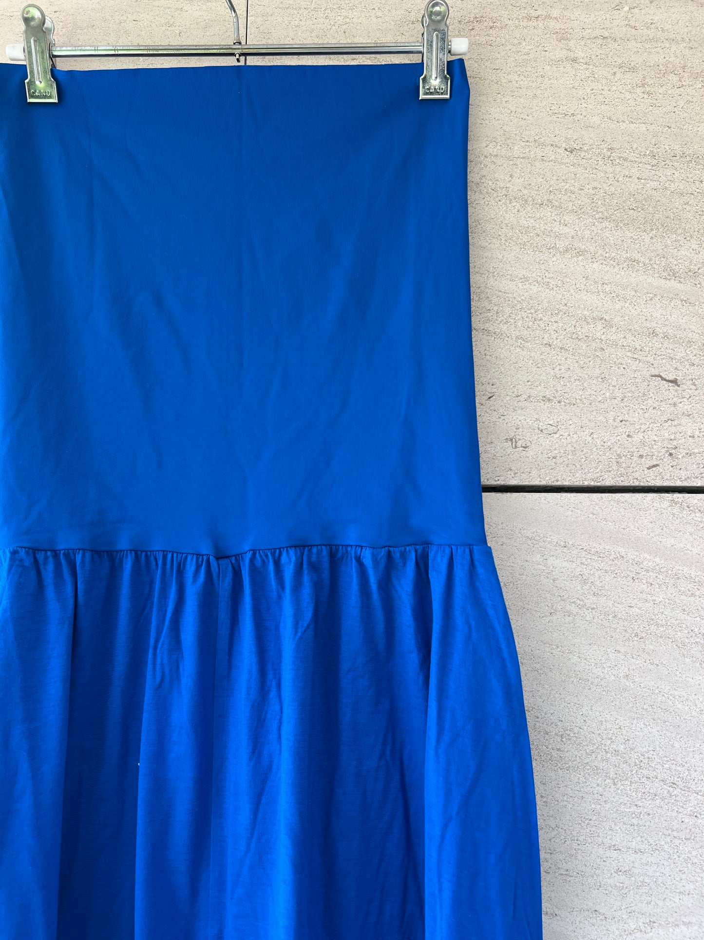 ERES. Vestido azul palabra de honor T.1(s)