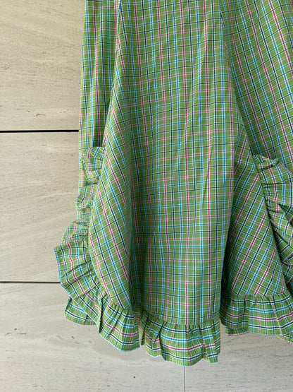 WEARITBE. Falda larga cuadros T.34