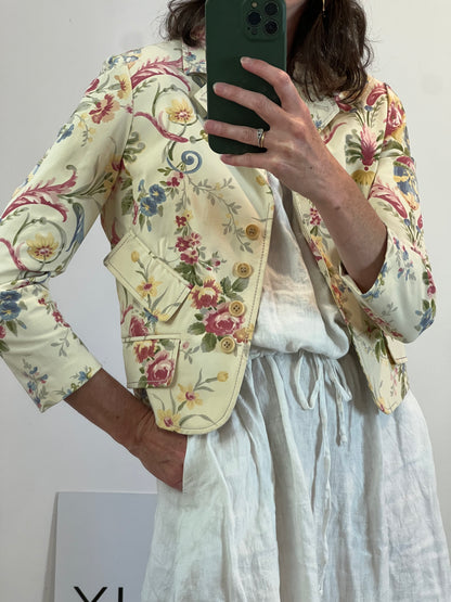 PAUL SMITH. Chaqueta textura flores. T S/M