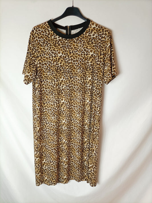 MULAYA. Animal print dress. TS