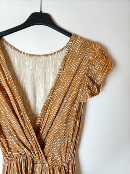 OTRAS. Vestido largo lunares Tu(s)