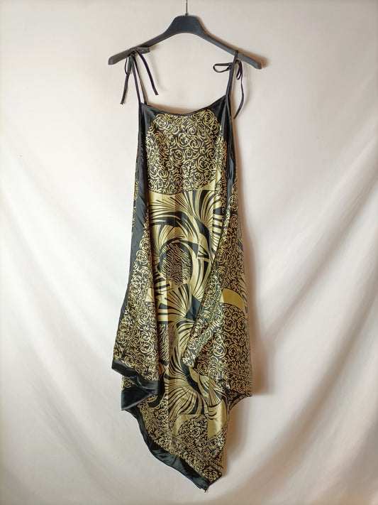 OTRAS. Vestido efecto pañuelo T.u(s/m)