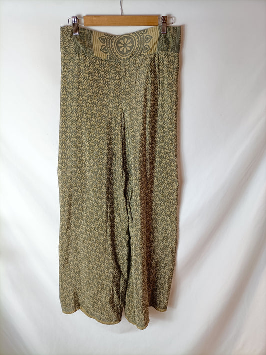 OTRAS. Pantalón ancho seda T.u(m)