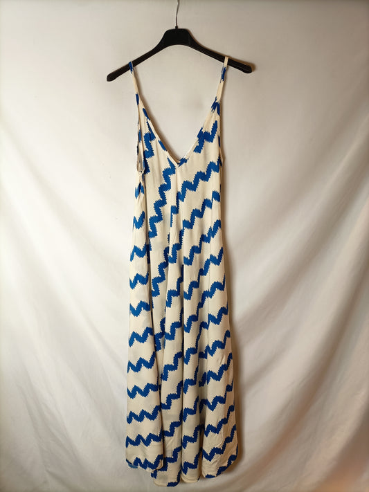 MONISQUI. Vestido largo rayas T.u(s/m)