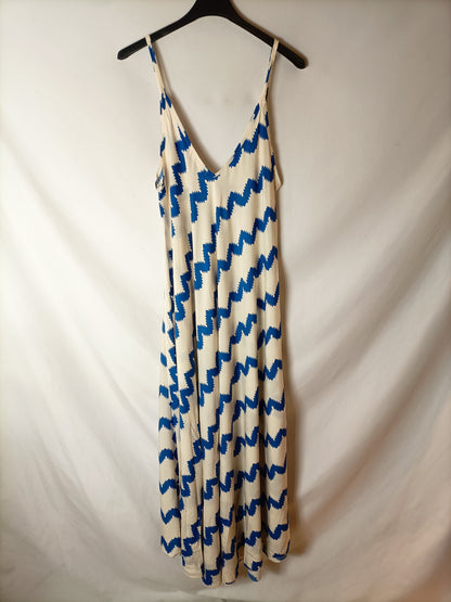 MONISQUI. Long striped dress (s/m)