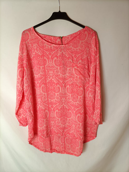 OTHERS. Pink floral blouse YOUR(S)