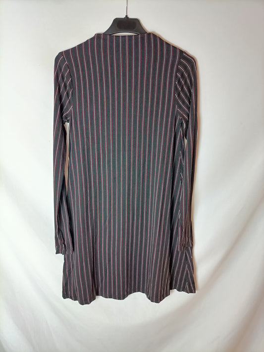 PULL&amp;BEAR. Black striped Ts dress