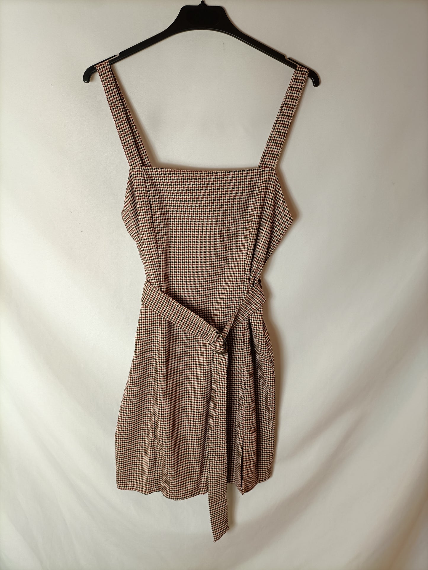 PULL&amp;BEAR. Short houndstooth dress Tm