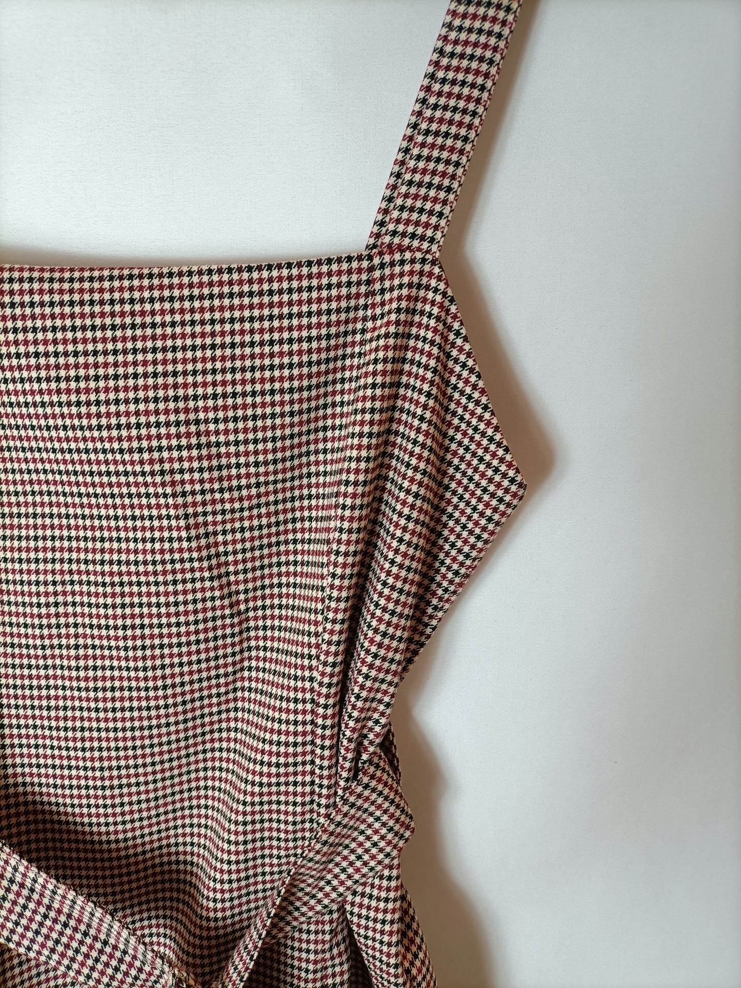 PULL&amp;BEAR. Short houndstooth dress Tm