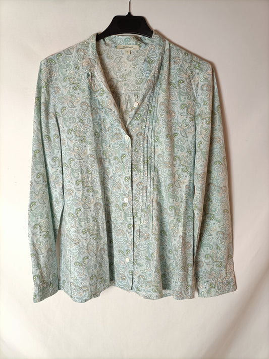 TATUT. Amoeba Blue Blouse. TS