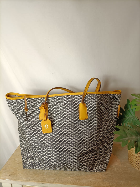 ROBERTA PIERI. Bolso shopper  rayas