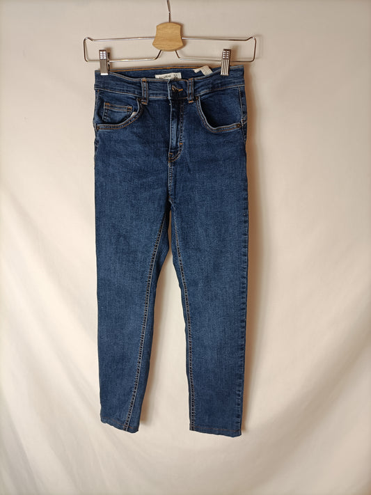 PULL&amp;BEAR. Dark skinny trousers S.38(32)