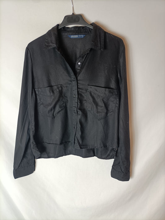 ZARA. Short black Ts shirt