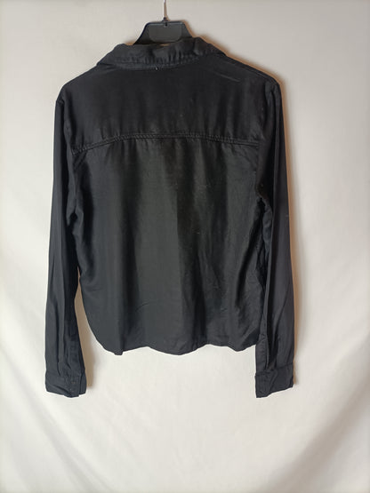 ZARA. Short black Ts shirt