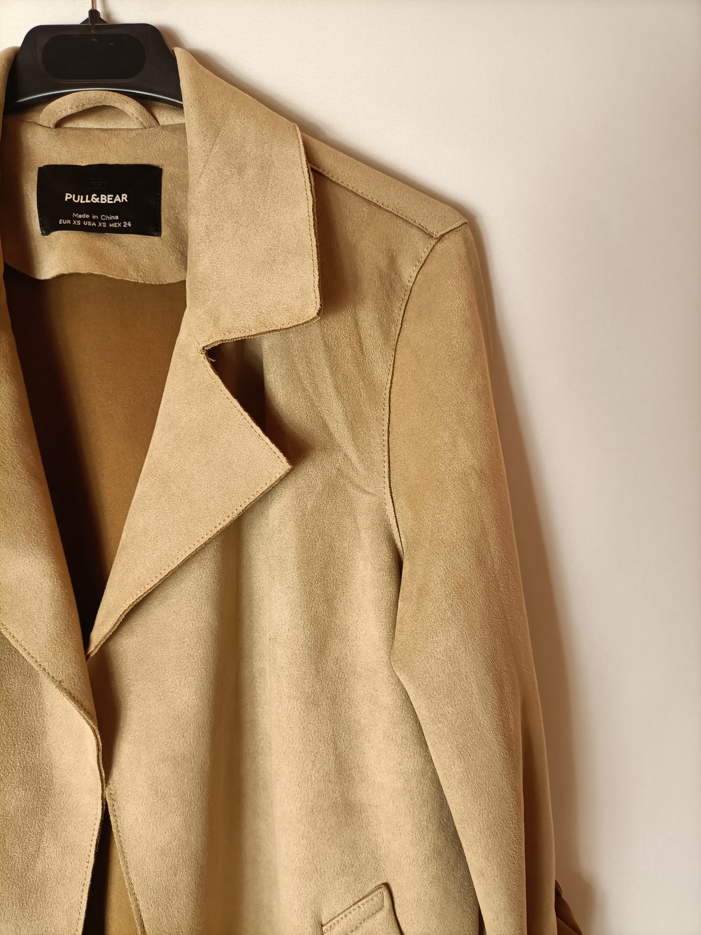 PULL&amp;BEAR. Suede jacket T.xs