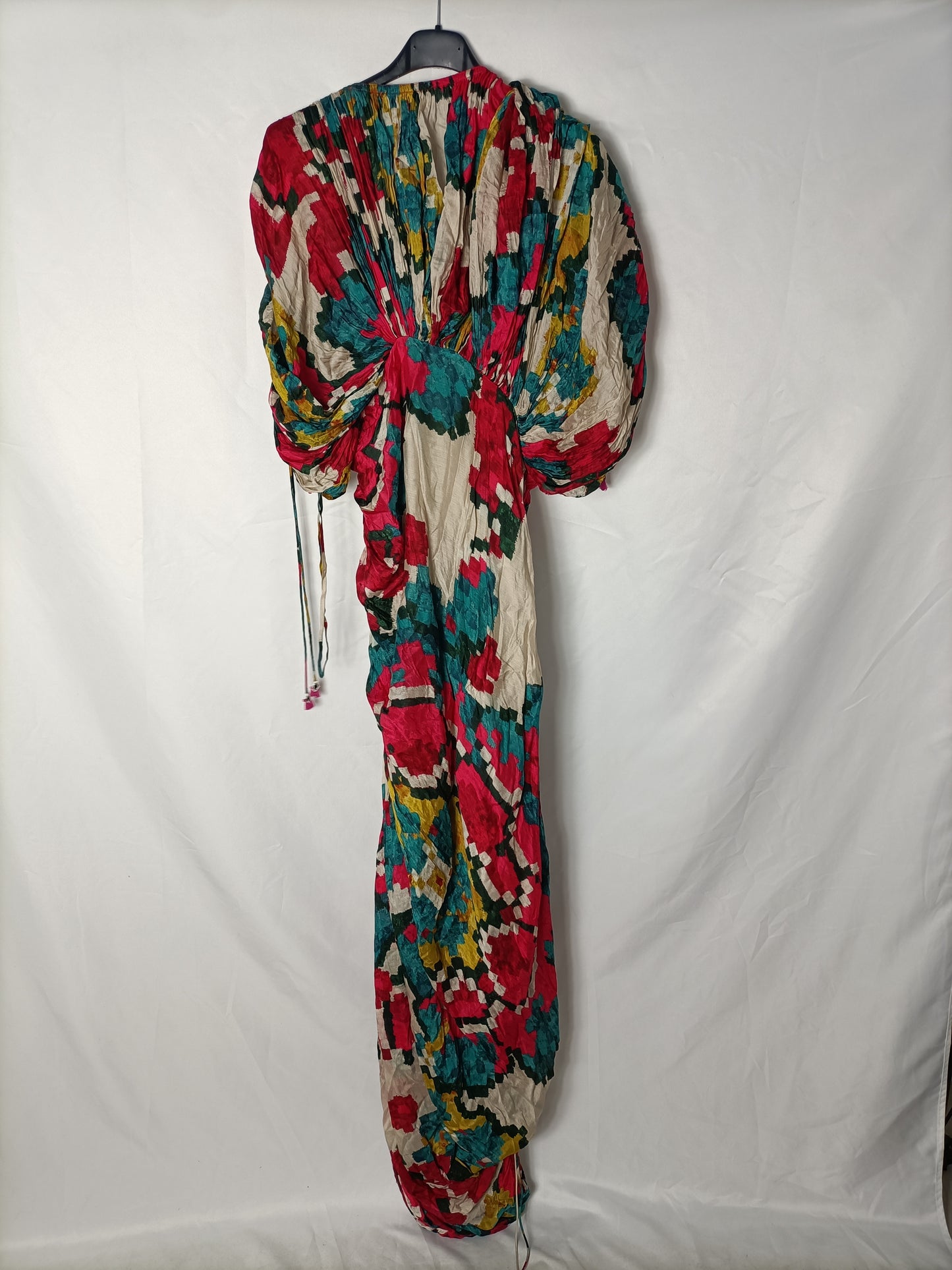 OTRAS. Vestido multicolor fruncidos. T XS/S