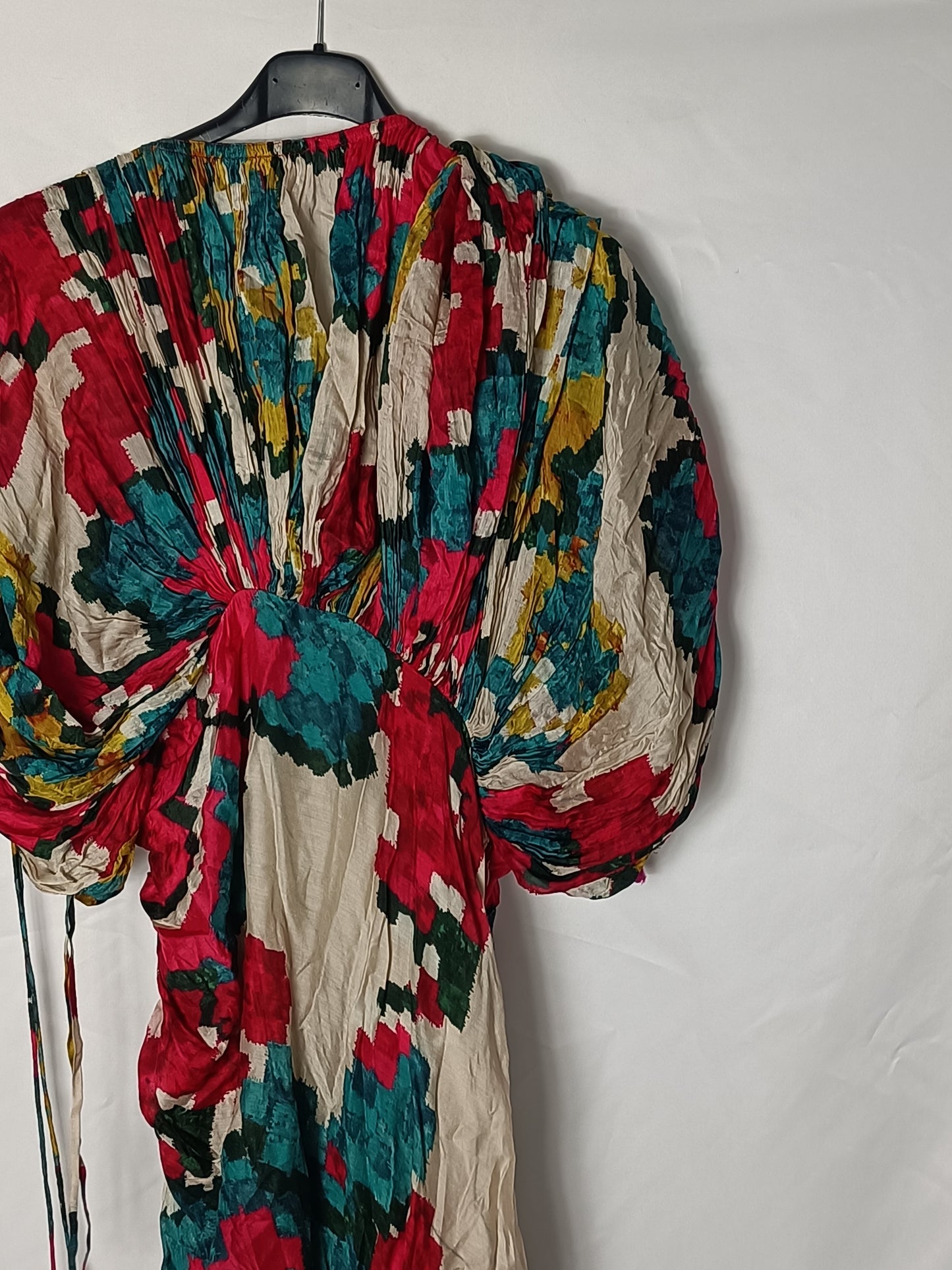 OTRAS. Vestido multicolor fruncidos. T XS/S