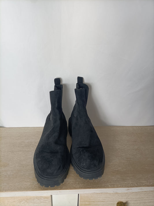 ASOS. Botines negro antelina T.9(40)