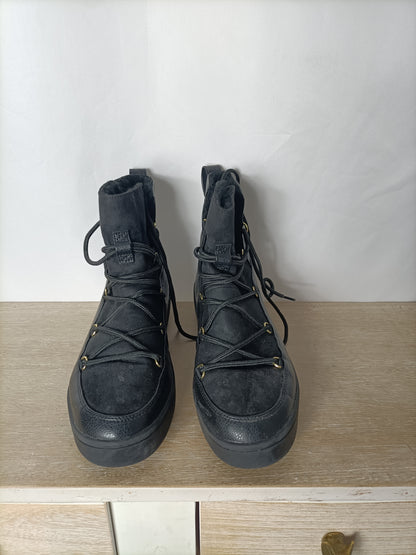 H&M. botines negros apreski T.42