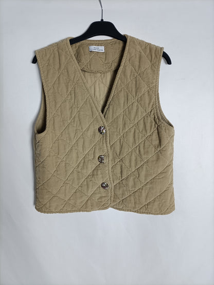 MUSA. Quilted beige vest Your(s)