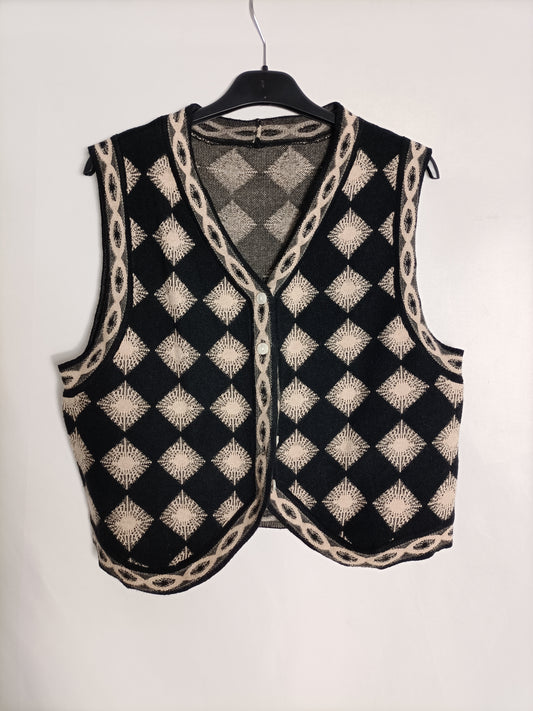 OTHERS. Diamond-stitch vest Your(s)