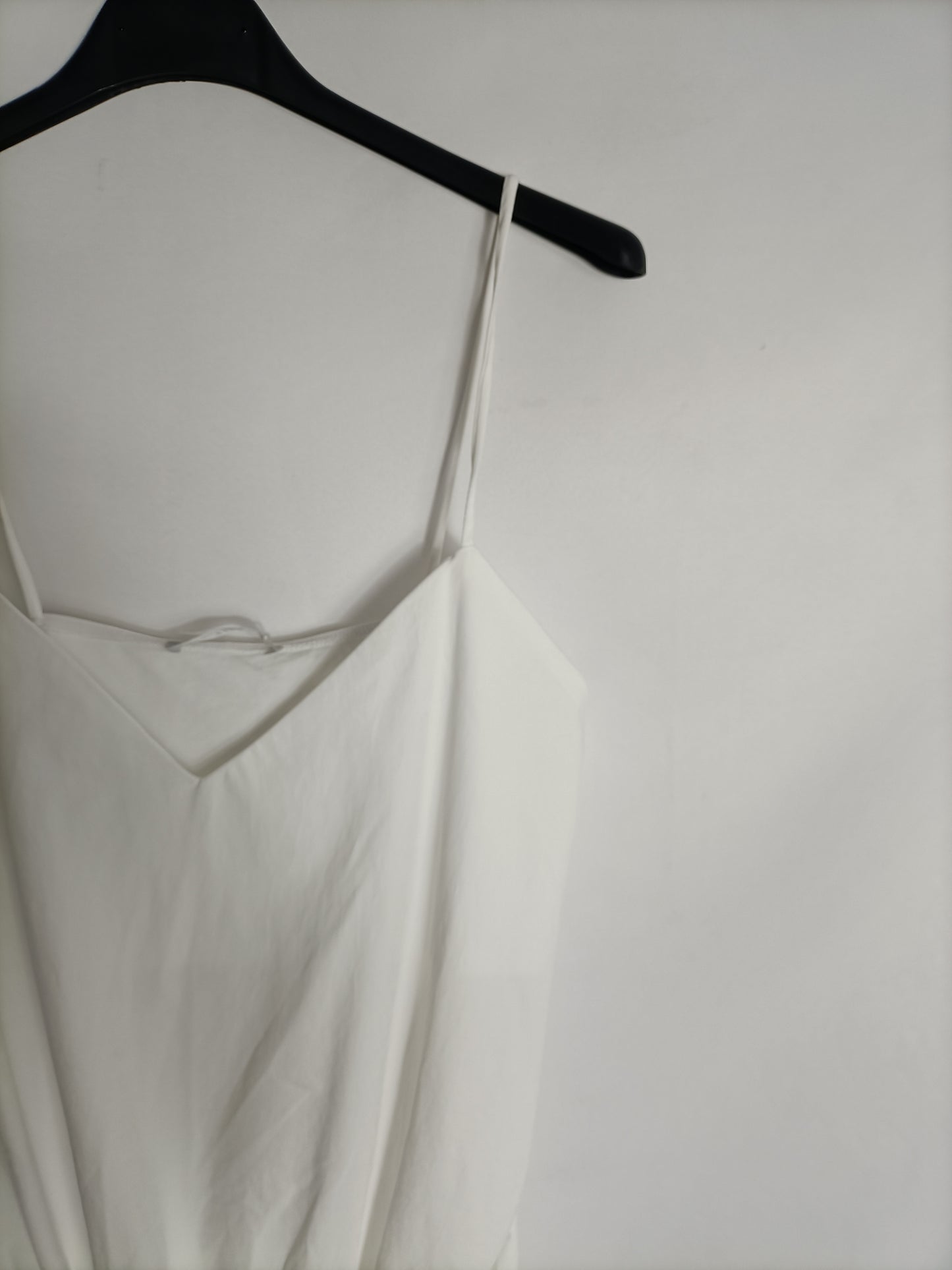 ZARA. Top blanco tirantes T.s