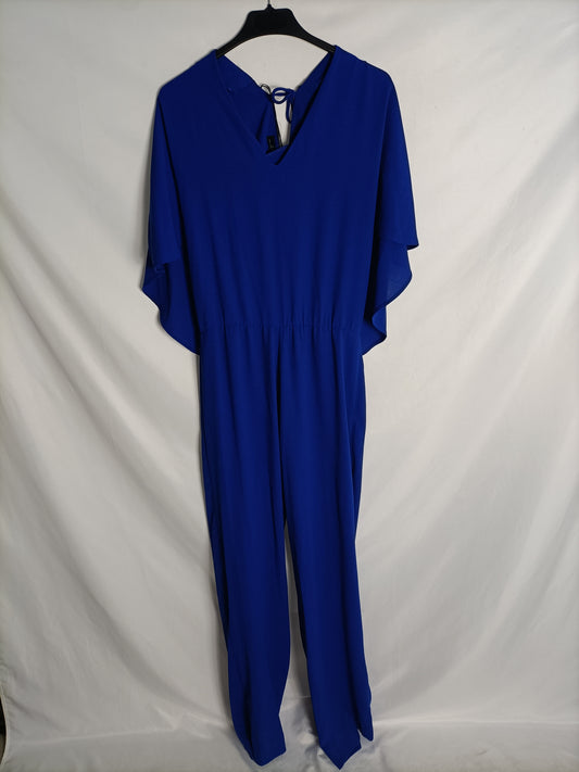ZARA. Blue palazzo jumpsuit TM