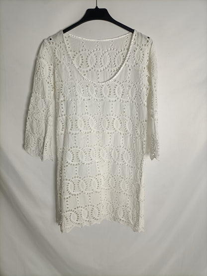 OTHERS. Your white die-cut dress