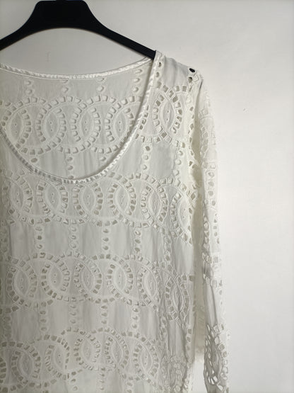 OTHERS. Your white die-cut dress