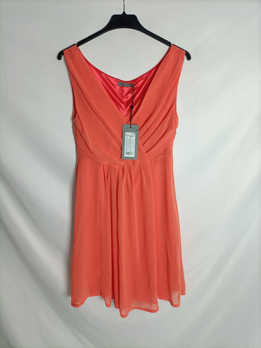 SOAKED. Orange T.xs short dress