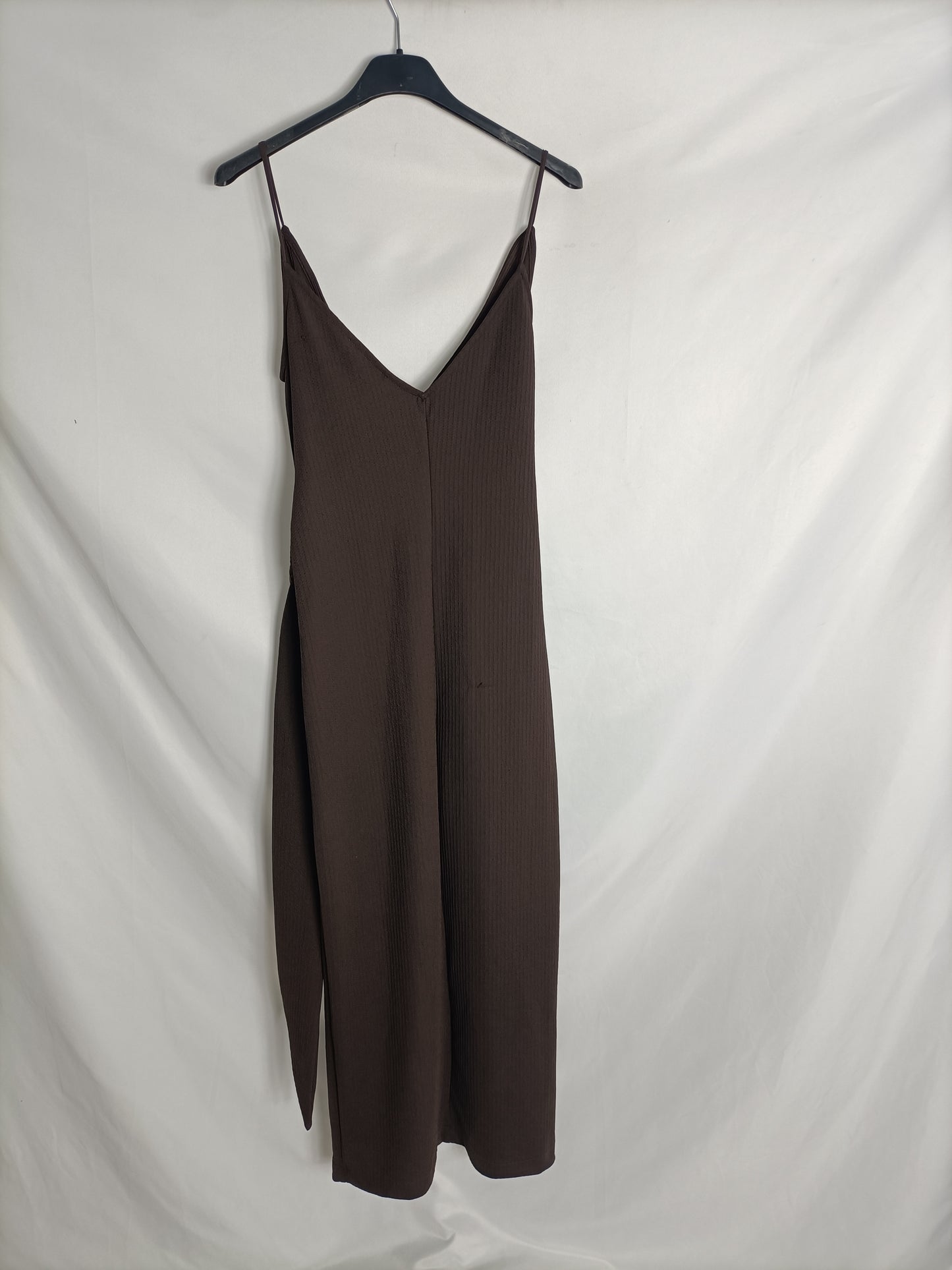 ZARA. Brown Ts wrap dress