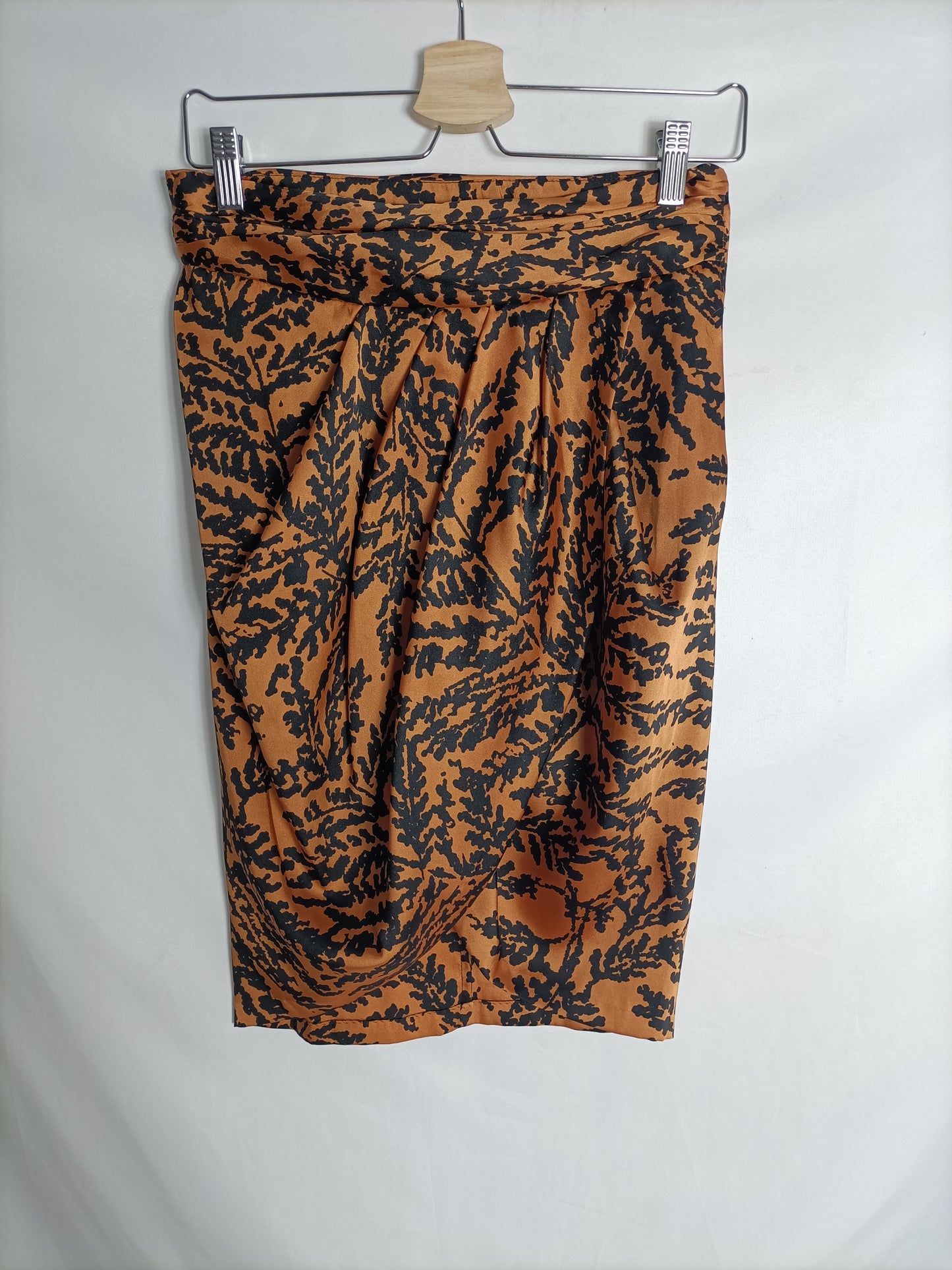 ZARA. Printed tile skirt Ts
