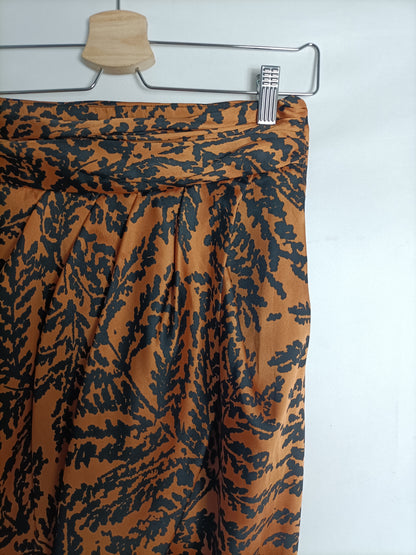 ZARA. Printed tile skirt Ts