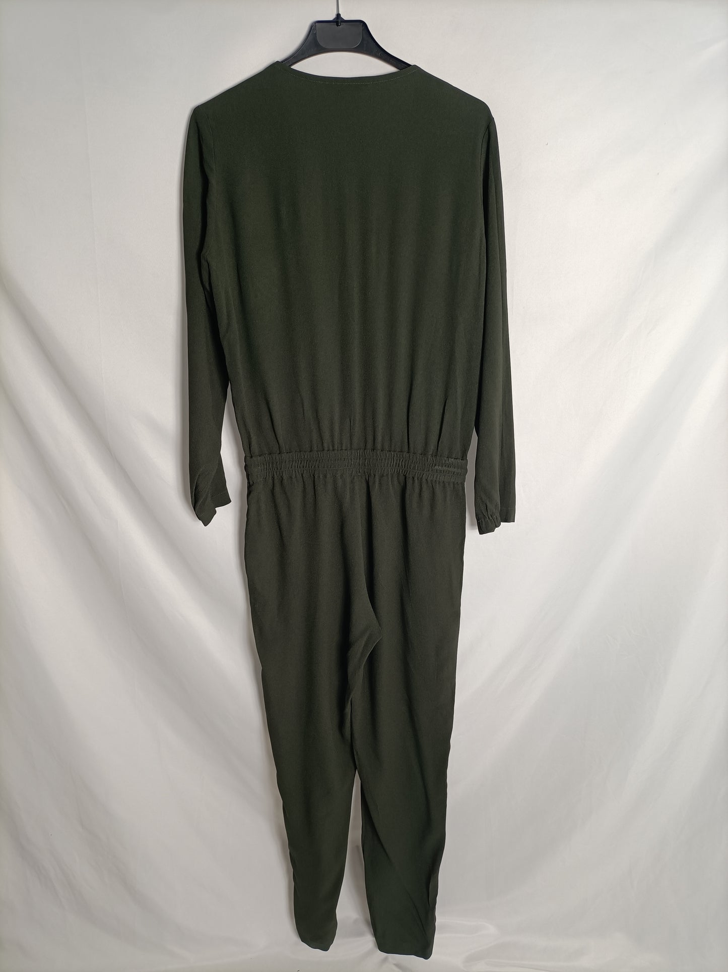 MASSIMO DUTTI. Mono fluido verde T.36