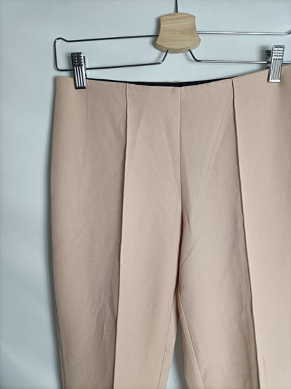 AMITIÉ. Pink pleated trousers, size S