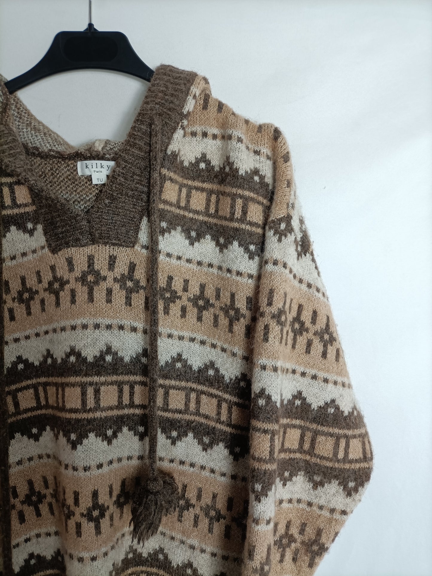 KILKY. Brown knit dress, size U