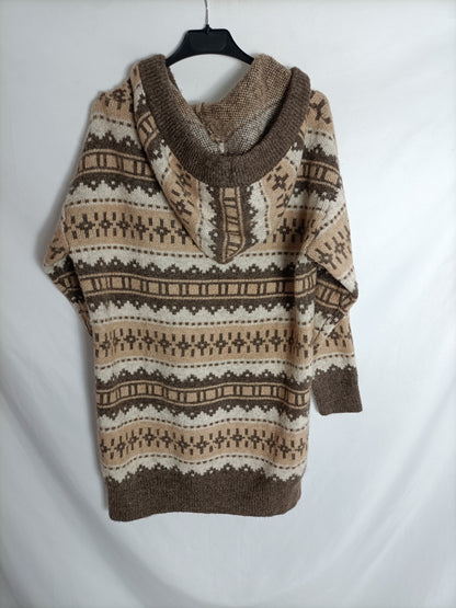 KILKY. Brown knit dress, size U