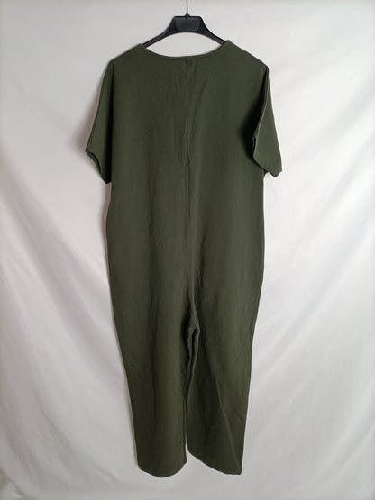 VALENTINE. Khaki tm long jumpsuit