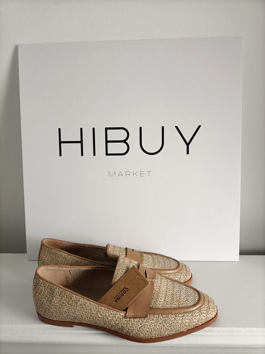 CORINA. Mocasines rafia t. 39