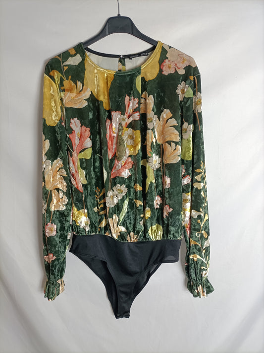 ZARA. Boby floral velvet TM
