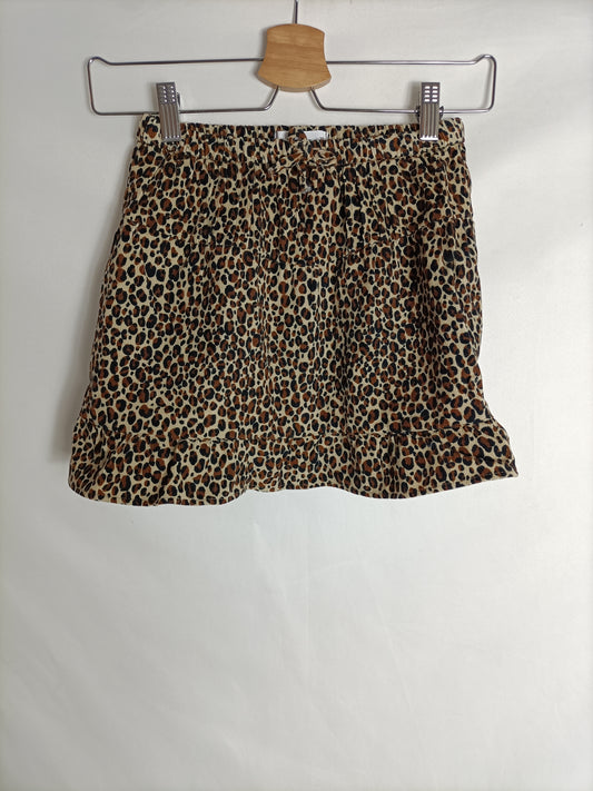 ZARA. Animal print skirt, size 10