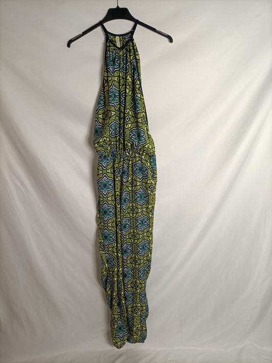 STRADIVARIUS. Ethnic long jumpsuit Tm