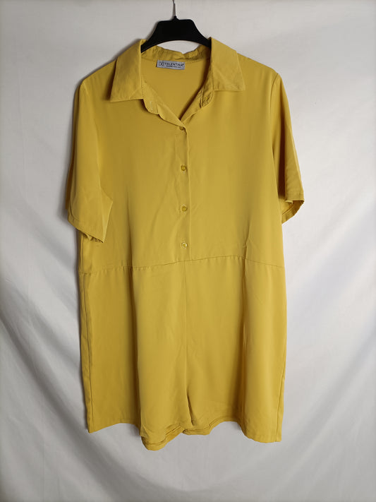 VALENTINA. Yellow shirt jumpsuit TL