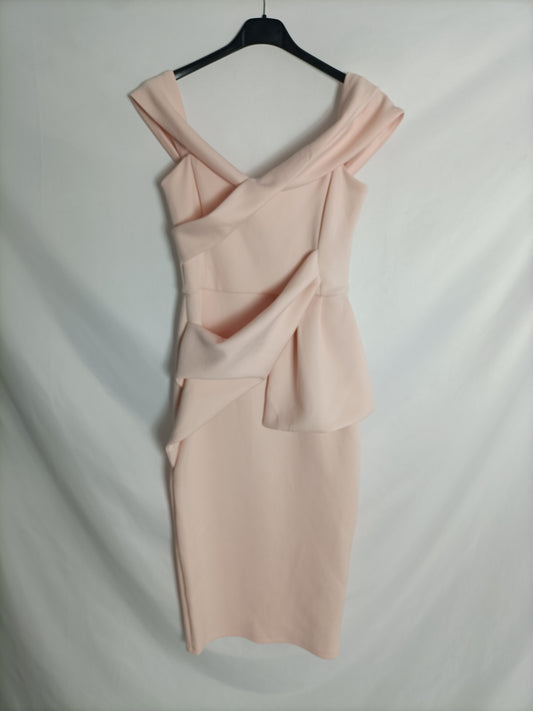 ASOS. Pink midi dress size 36