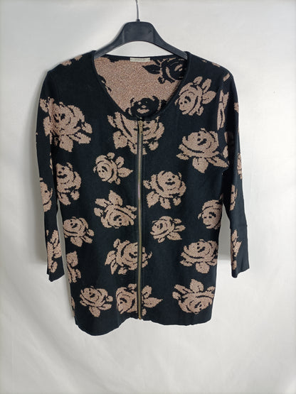 INTIMISSIMI. Black floral Ts jacket