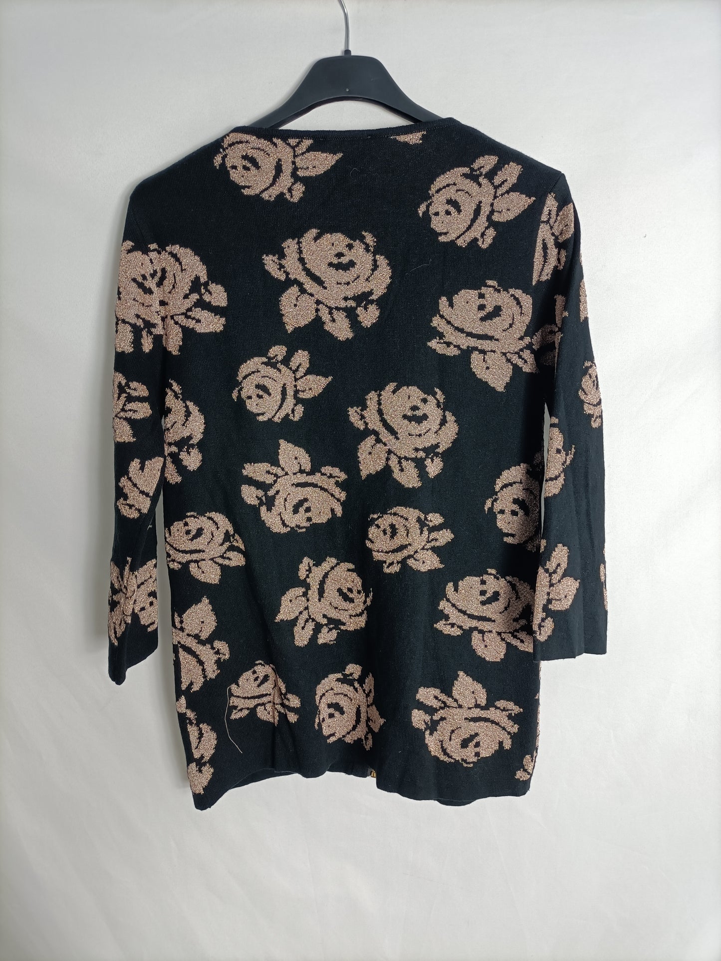 INTIMISSIMI. Black floral Ts jacket