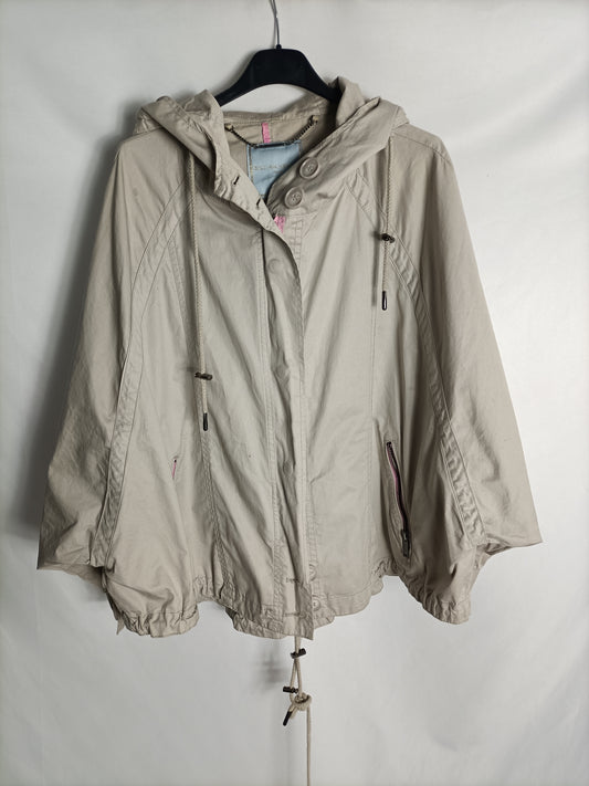 SILVIAN HEACH. Wide beige parka T.xs (tara)