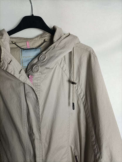 SILVIAN HEACH. Wide beige parka T.xs (tara)