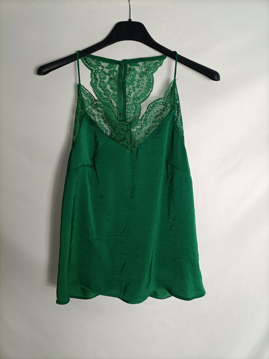 H&amp;M. Green T.xs lingerie top