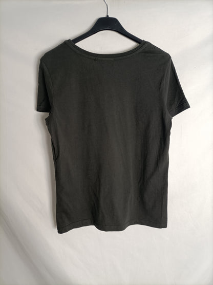 EVEN&ODD. Camiseta gris "rockin" T.s